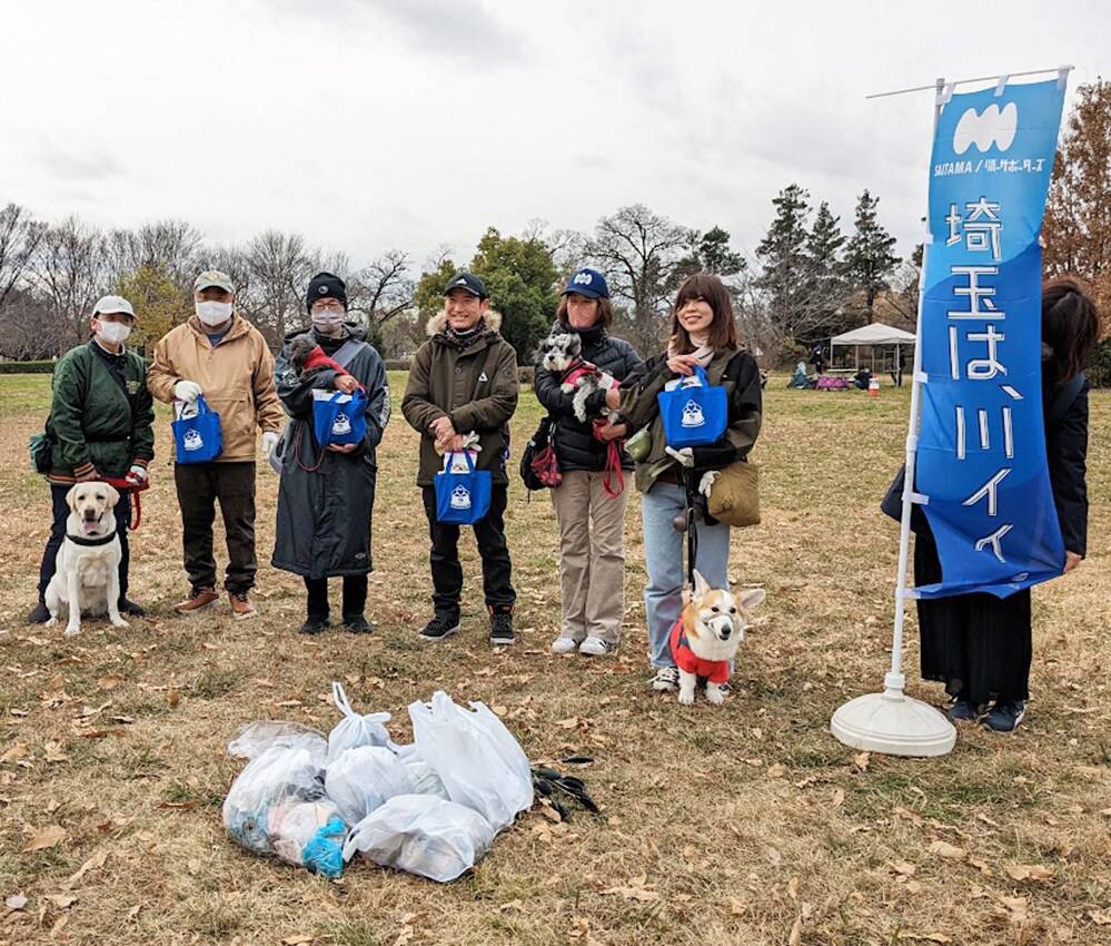 リバ犬清掃活動の様子2