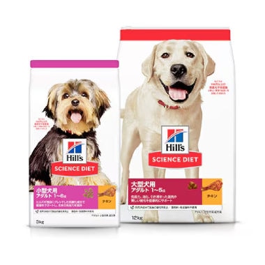 小型犬と大型犬のドッグフード