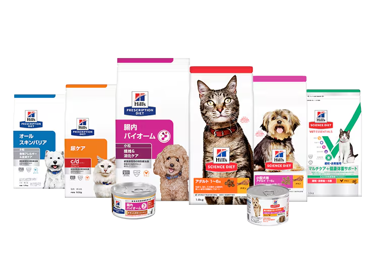 ヒルズ ペット サイエンス・ダイエット製品のパッケージ