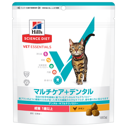 猫用 マルチケア＋デンタル 成猫 1歳以上 チキン | ヒルズ サイエンス