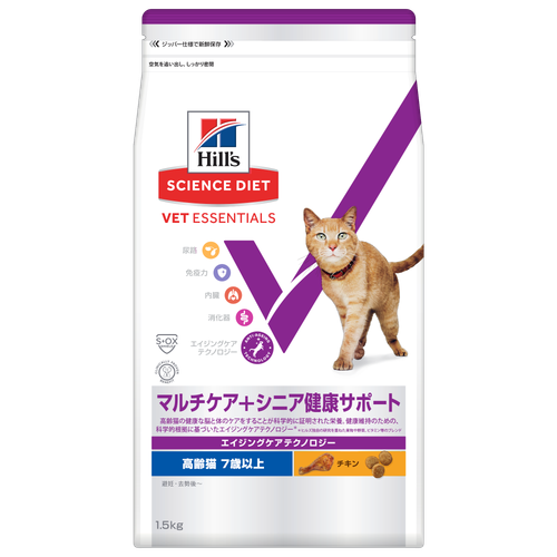 猫用 マルチケア＋シニア健康サポート 高齢猫 7歳以上 チキン | ヒルズ
