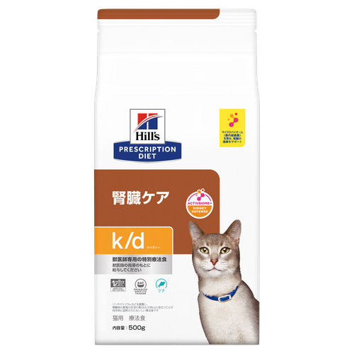 未使用Hill's k/d 腎臓ケア キャットフード4キロ 607958-front-packshot-