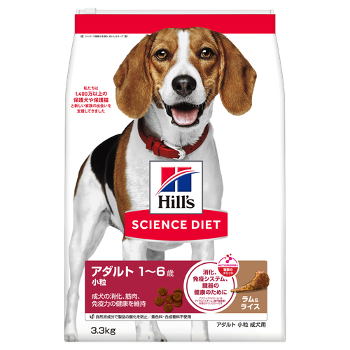アダルト 1～6歳 小粒 成犬用 ラム＆ライス | ヒルズ サイエンス