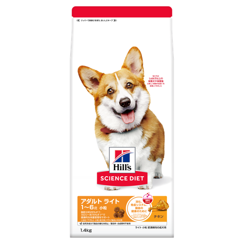 アダルトライト1～6歳 小粒 肥満傾向の成犬用 チキン | ヒルズ