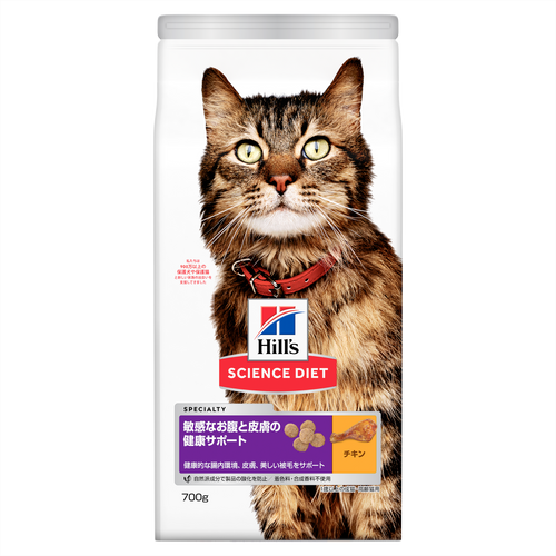 マルチケア＋シニア健康サポート 猫用 チキン 総合栄養食1.5kg 4袋計6kg 敏感なお腹と皮膚の健康サポート 1歳以上の成猫・高齢猫用 チキン