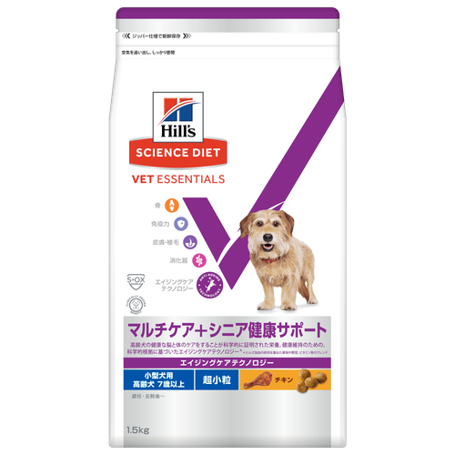 小型犬用 マルチケア＋シニア健康サポート（避妊・去勢後にも） 超小粒