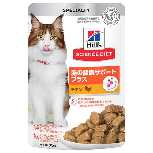 腸の健康サポートプラス 1歳以上の成猫・高齢猫用 チキン ウエット